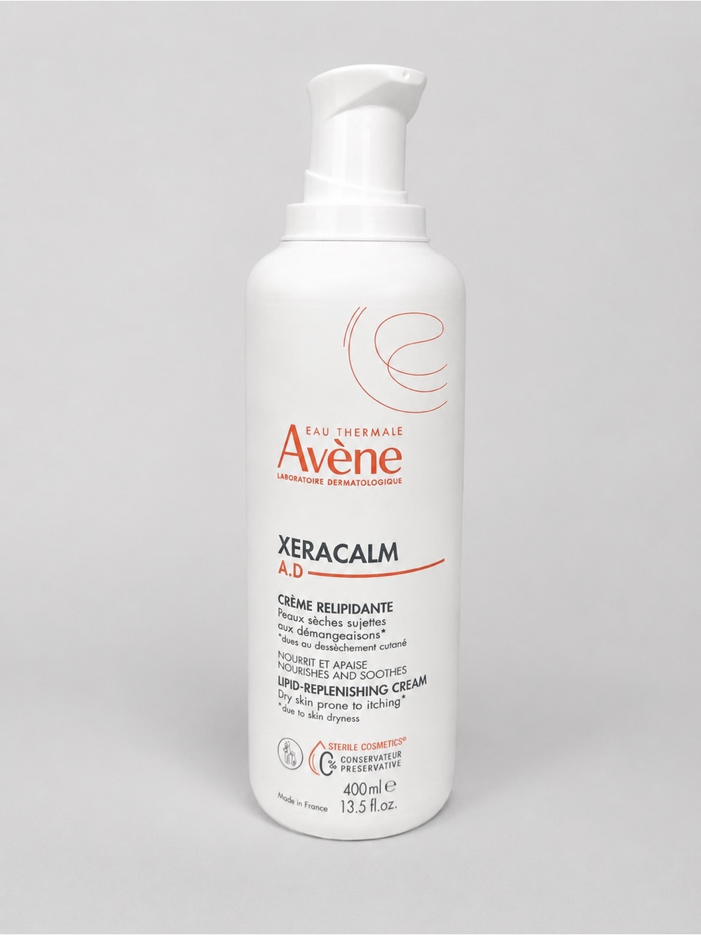 Avène XeraCalm A.D Lipid-Replenishing Cream – 13.5 fl oz / 400 mL | NEW